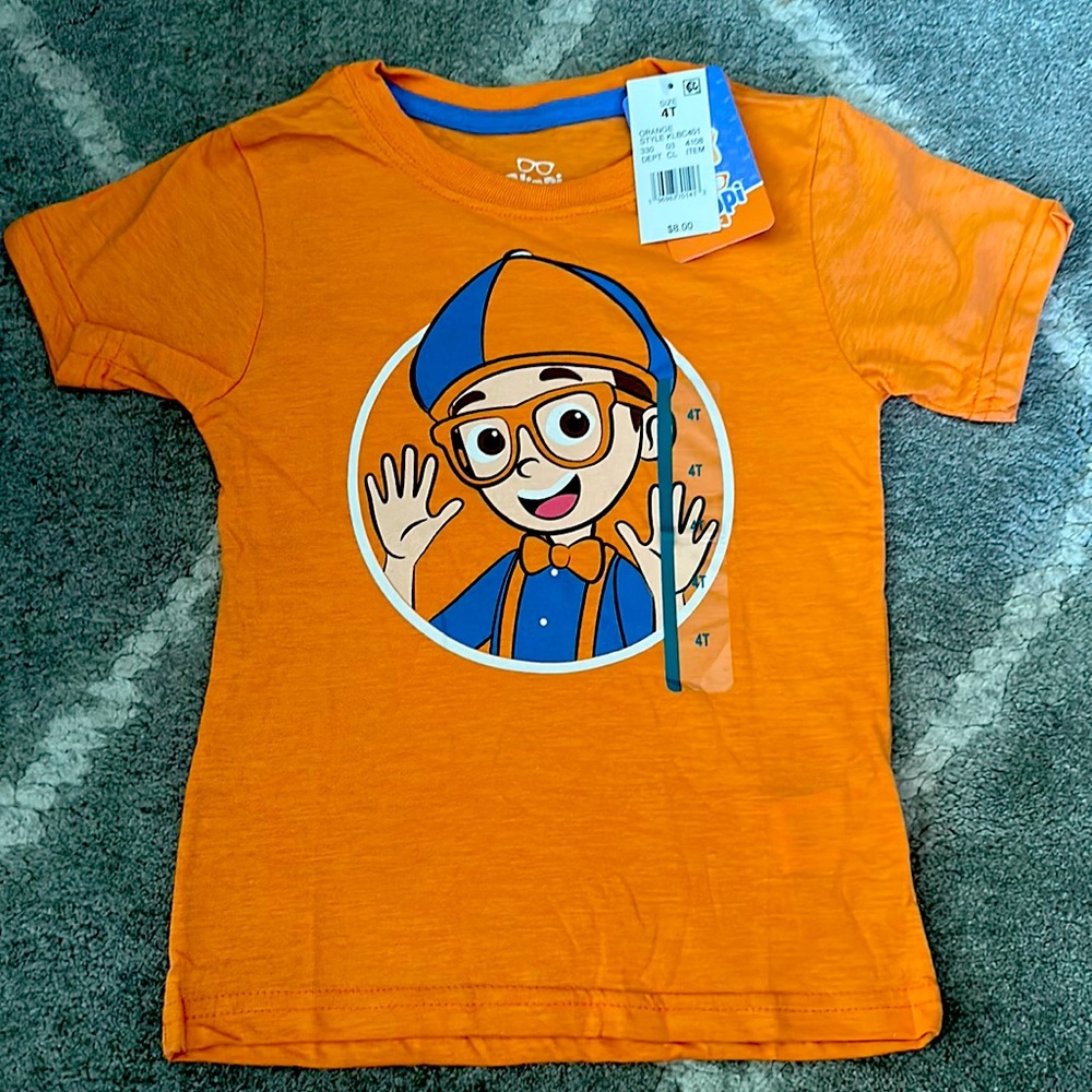 COPY - BNWT kids Blippi T-shirt size 4T